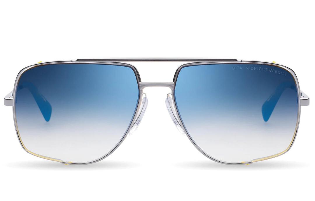 Dita Men's Midnight Special Sunglasses Blue Sliver MGV932805 USA
